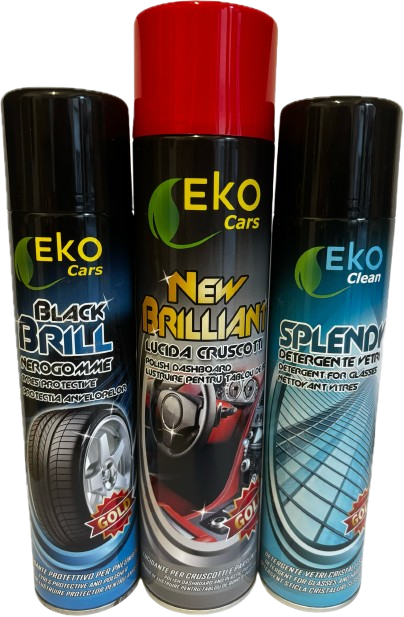 KIT COMPLETO AUTO – Vetri + Plastiche + Nerogomme + 2 Panni (1 in Omaggio)